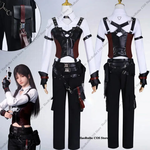 Game Hunter Heroine Female Cosplay Costume Xavier Zayne Rafayel Wig Uniform Anime Love And Deepspace Miss Hunter Party Girl Suit