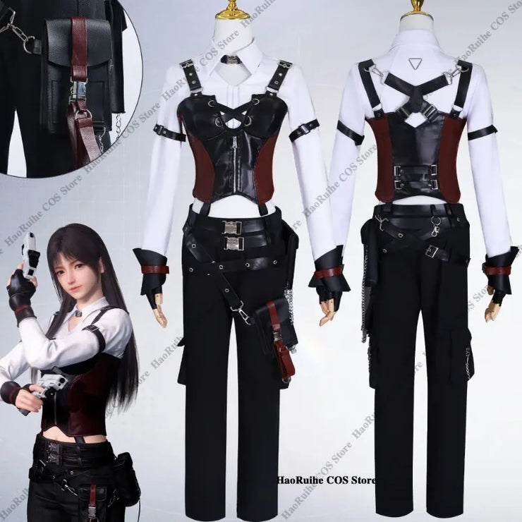 Game Hunter Heroine Female Cosplay Costume Xavier Zayne Rafayel Wig Uniform Anime Love And Deepspace Miss Hunter Party Girl Suit
