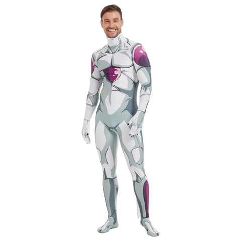 Dragon Ball Frieza Cosplay Spandex Zentai Jumpsuit Outfit