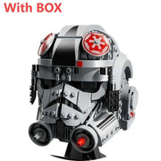 Star Wars Fighter Pilot Helmet Building Blocks Desk Decoration AT Jangos Kylos Fetts Rens C-3PO
