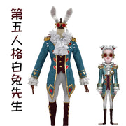Identity Ⅴ Freddy Riley Cosplay Man Lawyer White Rabbit Mr.Cosplay Costume Uniform Man Woman Lovely Adult Halloween Outfit Suit