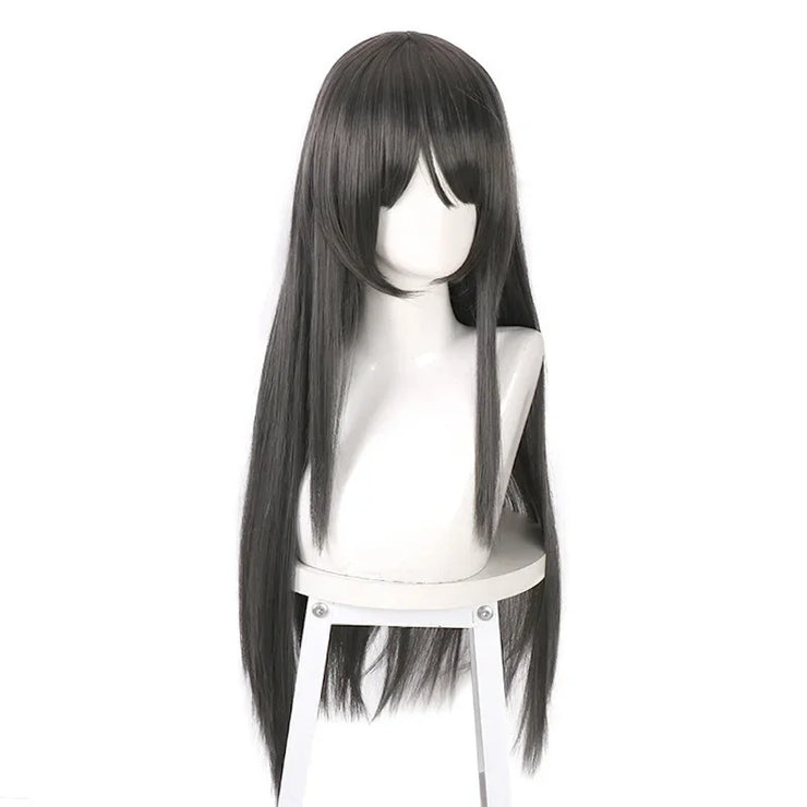 Akemi Homura Cosplay Costume – Puella Magi Madoka Magica Combat Dress with Bow, Wig, and Uniform for Halloween or Party Events