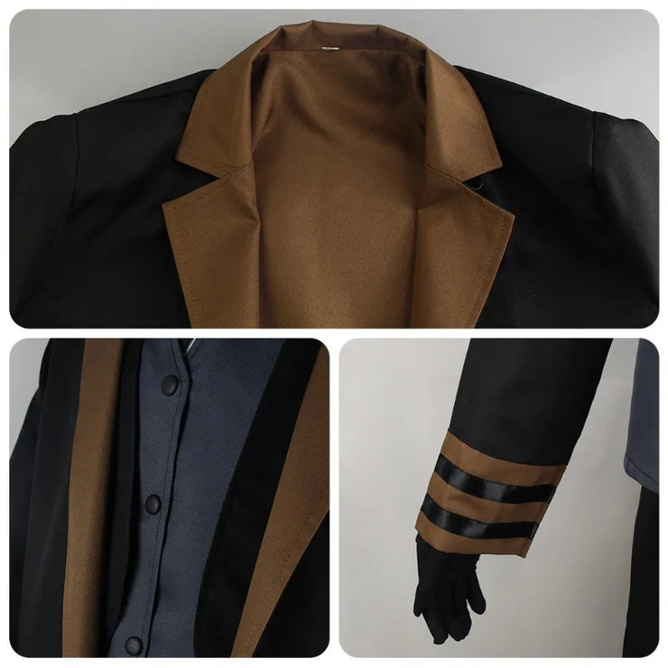 Nakahara Chuuya Cosplay Costume – Full Set with Hat and Gloves from Bungo Stray Dogs for Adults, Perfect for Halloween and Anime Events