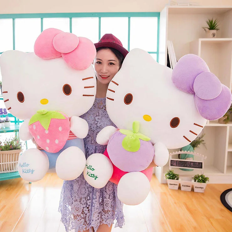 Sanrio Strawberry Hello Kitty Stuffed Plushie Doll
