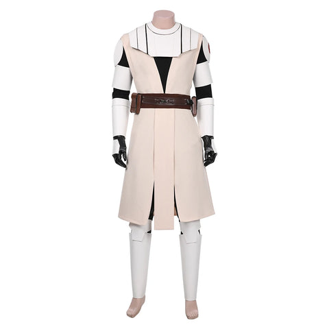 Obi-Wan Cosplay Costume – Movie Role Play Uniform for Adult Men, Ideal for Space Battle Fantasy and Party Events