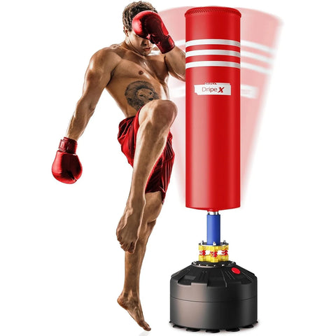 Adult Standing Punching Bag Heavy Duty Punching Bag Stand with Suction Cup Base - 69&