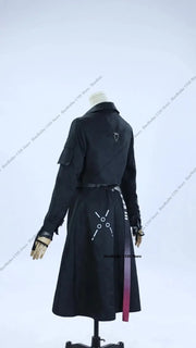 Game Love and Deepspace Anime Cosplay Costume Black Fashion Wig Dress Uniform for Women Girls Halloween Party Role Play