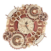 Robotime ROKR LC601 Zodiac Wall Clock – 3D Wooden Puzzle Model Kit