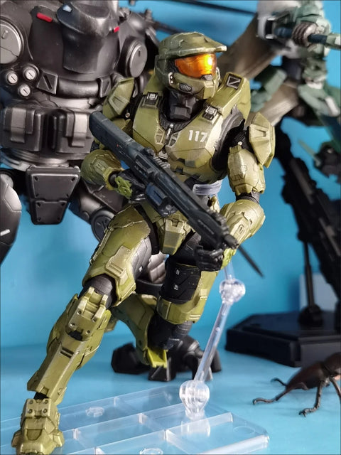 Sentinel Master Chief Action Figure Pvc Anime Collection Model Mjolnir Mk Vi Sv Action 18cm John117 S117 Movable Doll Toys
