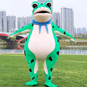 Inflatable Frog Mascot Costume – Adult Cartoon Cosplay Suit for Events, Performances & Parties
