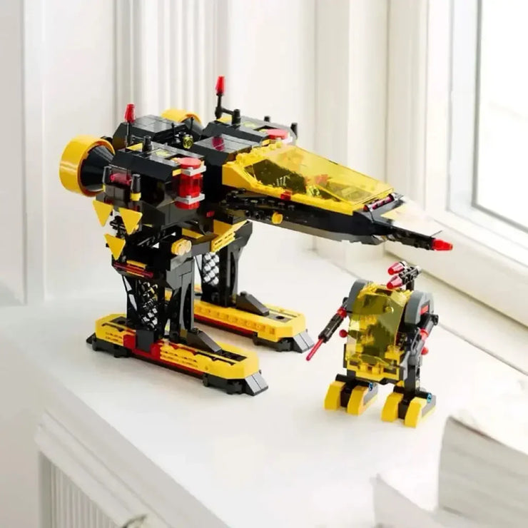 Blacktron Renegade 1151 pieces Building Blocks DIY Assembly Model Children Creative Toys