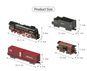 Remote Control Electric Train Set – Classic Model with Assembled Railway Tracks, Light & Sound for Kids
