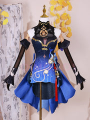 Twilight Blossom Ganyu Cosplay Costume Genshin Impact Adult Uniform Wig Anime Halloween Costumes Women Game Character Outfit