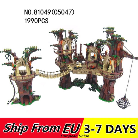 1990Pcs Ewoks Building Villages Blocks Set Model Kids Toy Bricks Kit