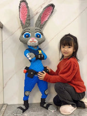Anime Kawaii Zootopia Children Educational 100cm Tall Three-dimensional Building Blocks Toys