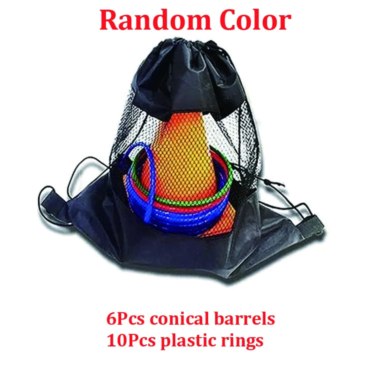 Throwing Ring Game Cone Tossing Cornhole Sets Hand Eye Sports Outdoor Toys Game Perception