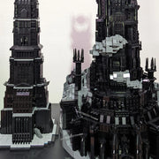 MOC Famous rings Movie Architecture Dark Tower Fortress of Sauron Barad-dur Ultimate Collection 5996 Pcs