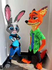 Anime Kawaii Zootopia Children Educational 100cm Tall Three-dimensional Building Blocks Toys