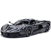 MOC 61505 Technical Black Super Sports Car Hypercar 4739 Pcs