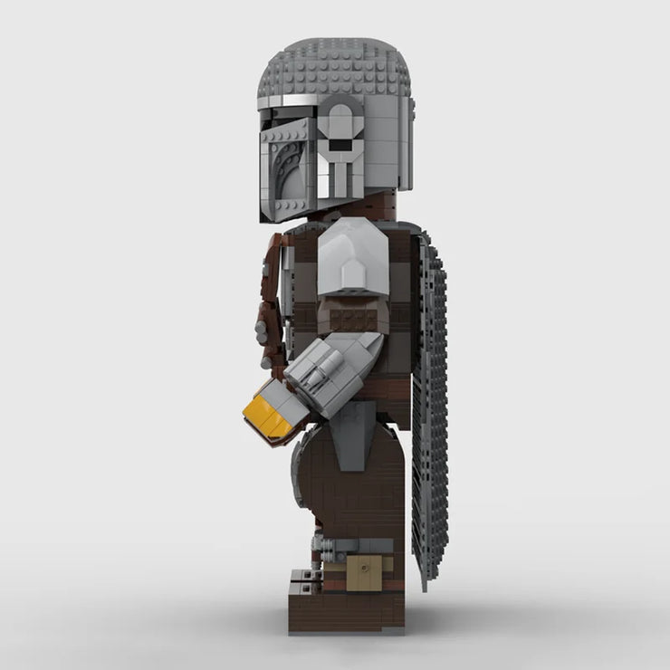 MOC The Mandalorian Mega Figure Model Star Wars Children Building Bricks 2174 Pcs