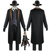 Nakahara Chuuya Cosplay Costume – Full Set with Hat and Gloves from Bungo Stray Dogs for Adults, Perfect for Halloween and Anime Events