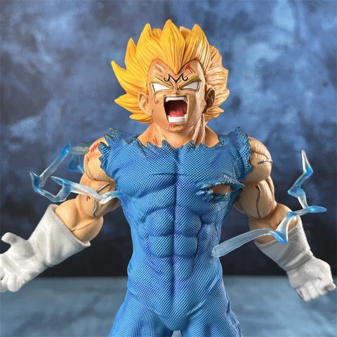 Dragon Ball Z Majin Vegeta Super Saiyan PVC Figure – Self-Destruct Pose Anime Collectible Statue