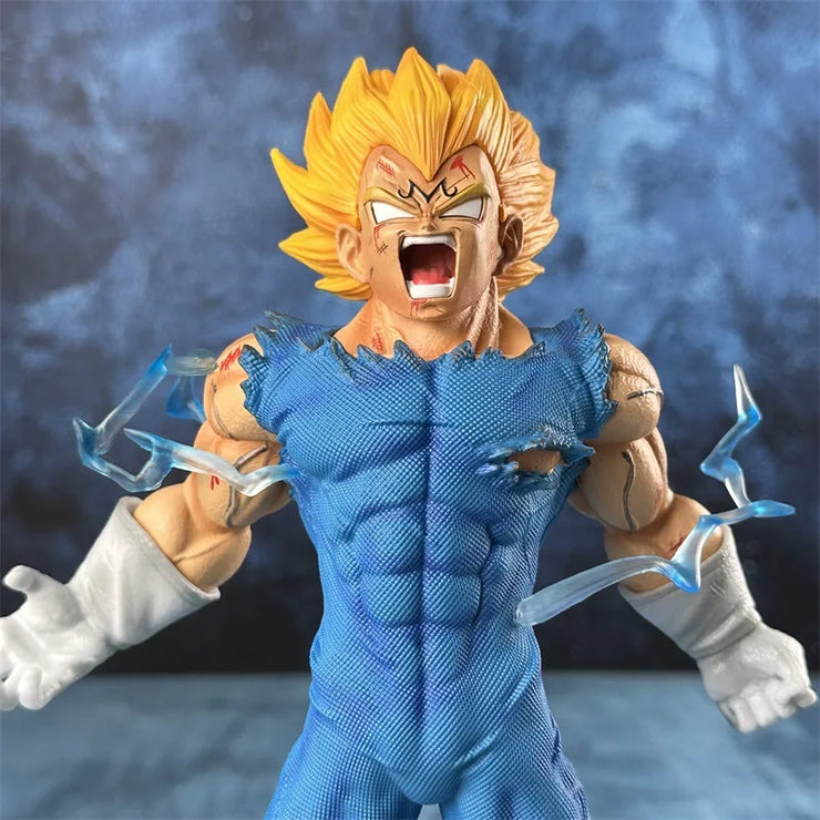 Dragon Ball Z Majin Vegeta Super Saiyan PVC Figure – Self-Destruct Pose Anime Collectible Statue