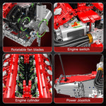 Engine Building Blocks Model Series Technical STEM Toys Moc Tank V8 Engine Supercar W16 Bricks Assembly Toy Set Kids Adults Gift