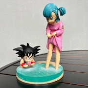 Dragon Ball Son Goku, Piccolo & Bulma PVC Figure Set – Anime Collectible Statues for Desk or Room Display