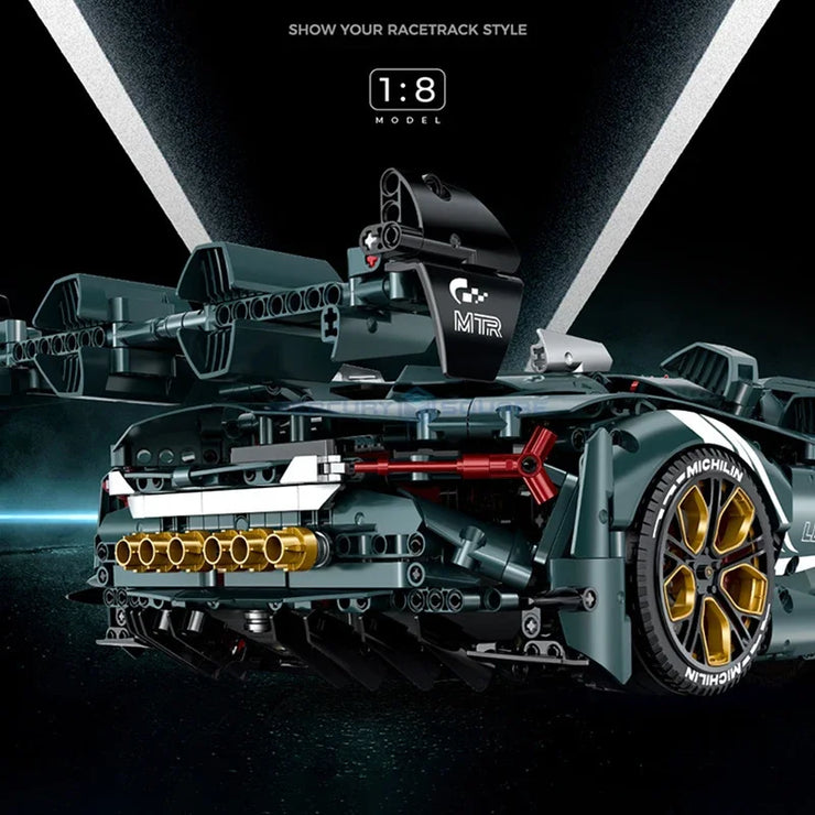 MOC 10611 Super Car Model Building Blocks Modified Vehicle 3466 Pcs