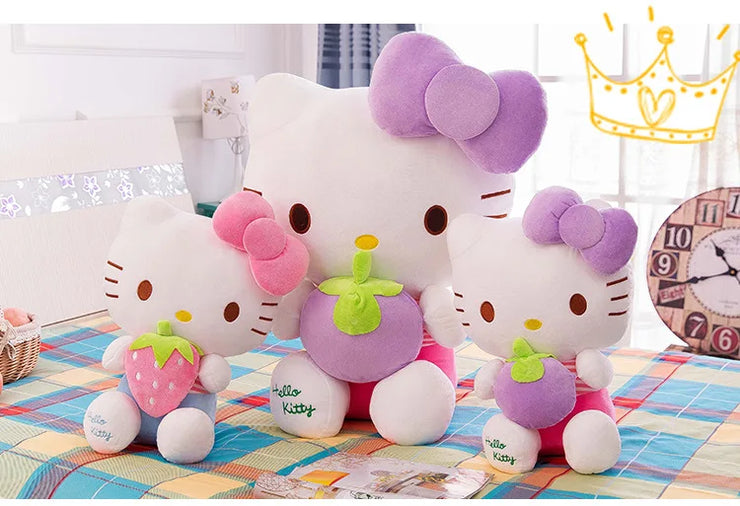 Sanrio Strawberry Hello Kitty Stuffed Plushie Doll