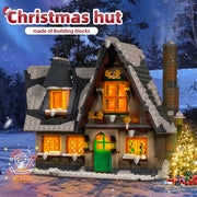 766pcs Christmas Cottage Building Toys Building Block Brick Set Kids Christmas Gift