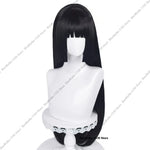 Game Love and Deepspace Anime Cosplay Costume Black Fashion Wig Dress Uniform for Women Girls Halloween Party Role Play