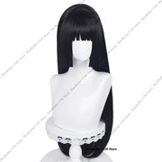 Game Love and Deepspace Anime Cosplay Costume Black Fashion Wig Dress Uniform for Women Girls Halloween Party Role Play