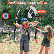 DORTALA Kids Bow and Arrow Set with 20 Suction Cup Arrows