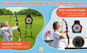 DORTALA Kids Bow and Arrow Set with 20 Suction Cup Arrows