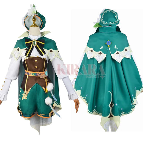 Genshin Impact Venti Cosplay Costume Wig Dress