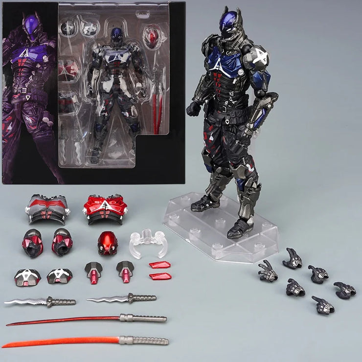 Amazing Yamaguchi Arkham Knight Series – Batman, Red Hood & Robin Jason Todd Action Figure Collectible Model