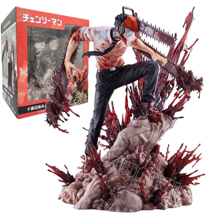 Chainsaw Man Denji Anime Figure Denji/Power Figurine Collectible Model