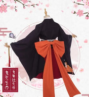 Anime Cosplay Costume Kanroji Mitsuri Kibutsuji Kimono Maid Uniforms Blade Kochou Shinobu Kamado Nezuko Dress Cosplay
