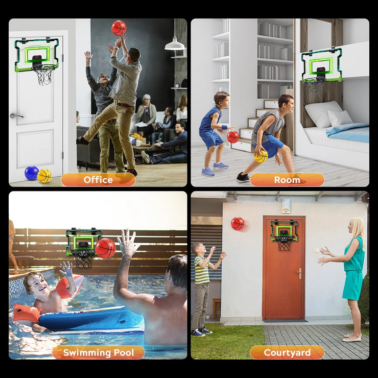VATOS Mini Basketball Hoop Shooting Game Set Toy Electronic Score Board