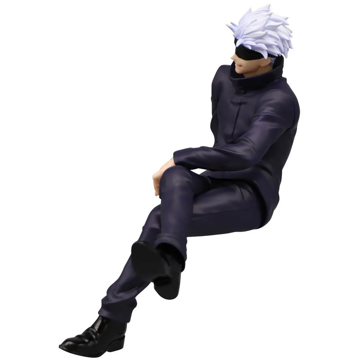 Anime JJK Gojo Satoru & Fushiguro Toji Sitting Pose Figures – Action Models for Desk Decoration, Car Accessories, and Collectible Gifts