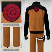 HOLOUN Uzumaki Cosplay Costume – Adult Anime Outfit with Top, Pants, and Headdress for Christmas, New Year, and Conventions