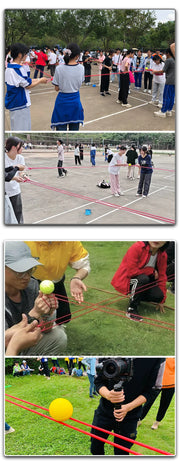 Teamwork Game Pull Rope Track Catch the Ball Team Building Game Parent-child Interaction Multiplayer
