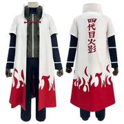 HOLOUN Anime Namikaze Minato Cosplay Costume Cloak Vest