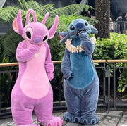 2026 MINISO Pink Lilo & Stitch Mascot Costume – High-Quality Disney Character Cosplay for Advertising and Carnival Events