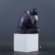 Anime JJK Gojo Satoru & Fushiguro Toji Sitting Pose Figures – Action Models for Desk Decoration, Car Accessories, and Collectible Gifts