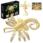 Xenomorph Model Ultimate Predator Action Figure Building Blocks Set Halloween DIY Aliens Toys for Kids Christmas Gifts Ornamant