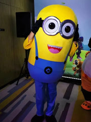Yellow Minion Mascot Costume – Adult Cosplay Suit for Carnival, Parties, Performances & Halloween Events