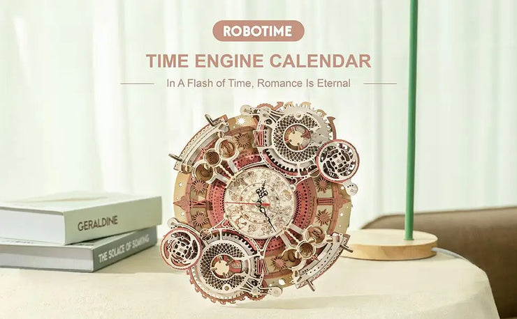 Robotime ROKR LC601 Zodiac Wall Clock – 3D Wooden Puzzle Model Kit